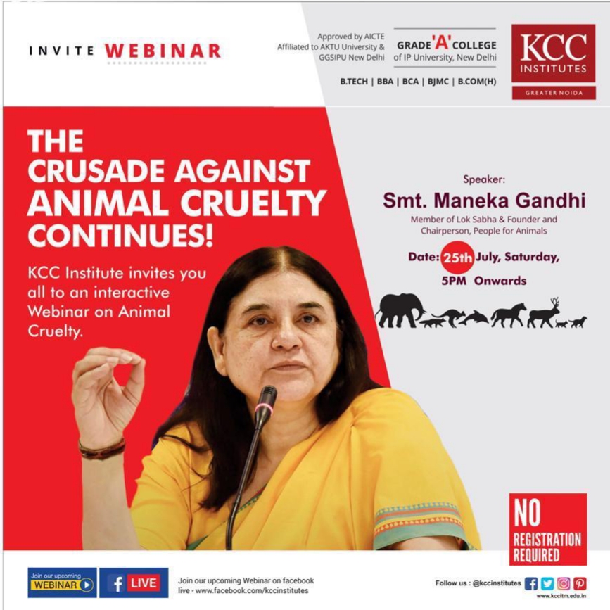Webinar on "Animal Cruelty" 