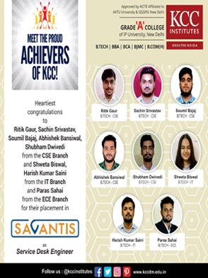 Placement Success Stories at KCC Institutes