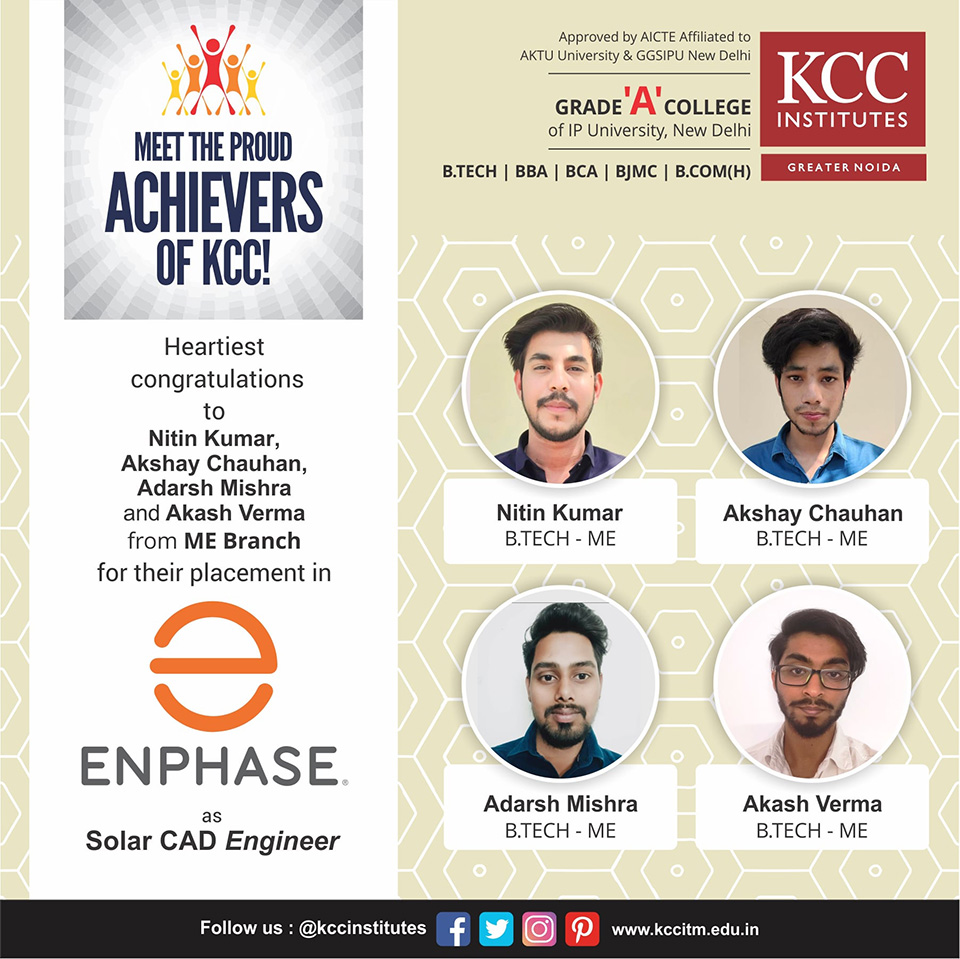 Placement Success Stories at KCC Institutes