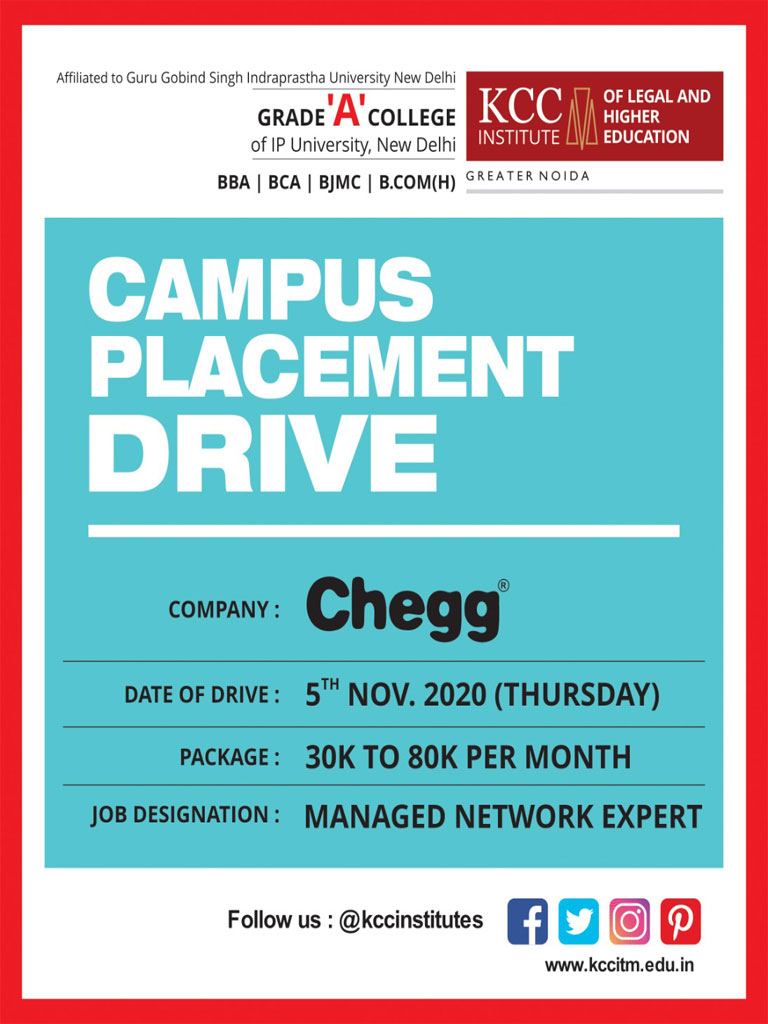 Campus Placement Drive for Chegg