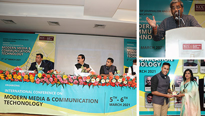 KCC Institute of Legal and Higher Education, Greater Noida organized Two days International Conference ‘Modern Media & Communication Technology’ on 5-6th March 2021