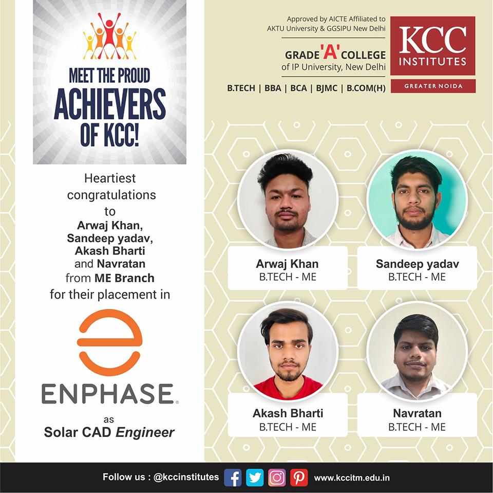 Placement Success Stories at KCC Institutes