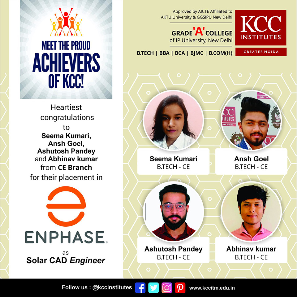 Placement Success Stories at KCC Institutes