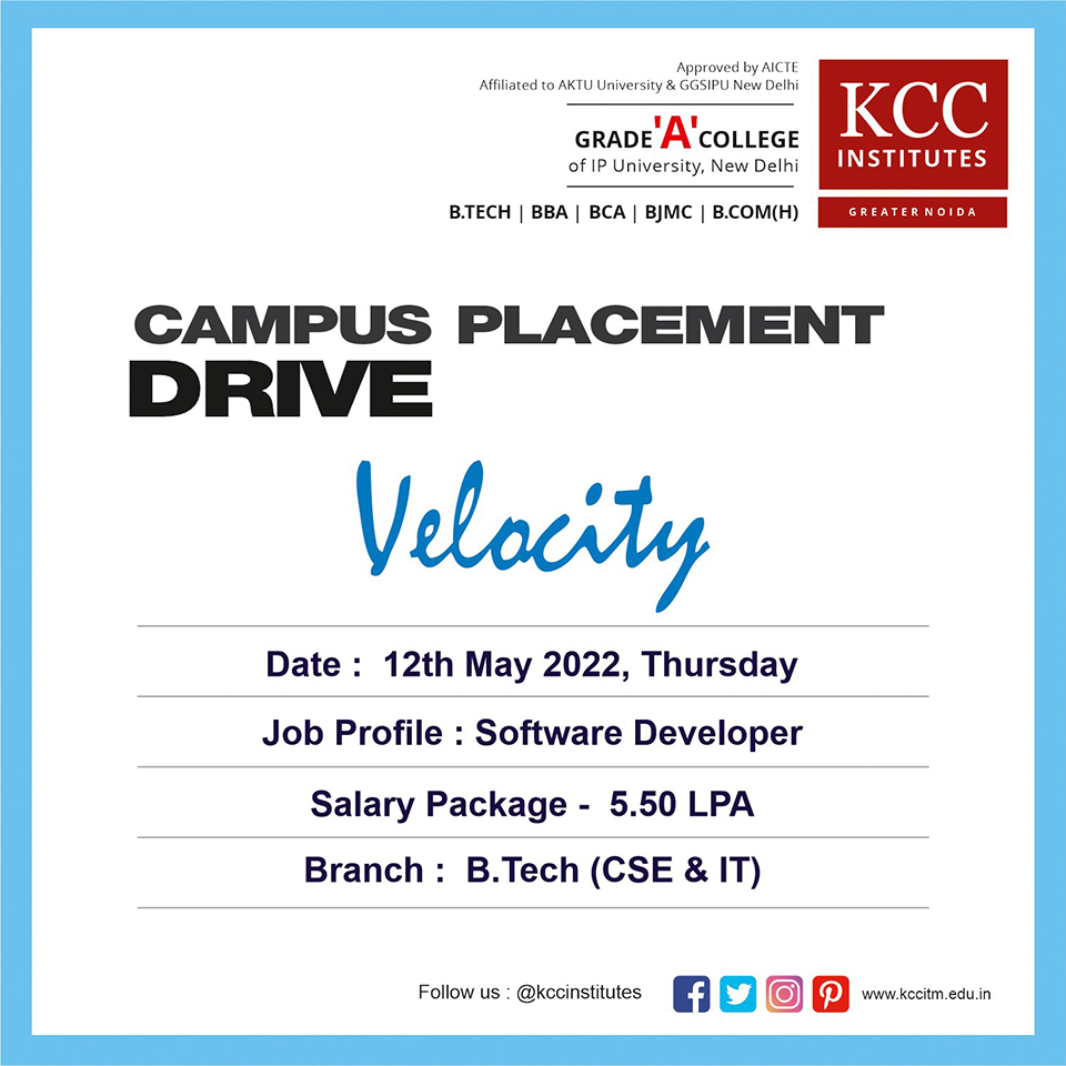 Campus Placement Drive for Velocity