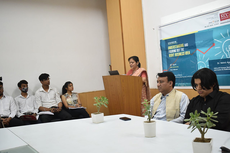 Seminar on “UNDERSTANDING AND FIGURING OUT RIGHT BUSINESS IDEAS” 