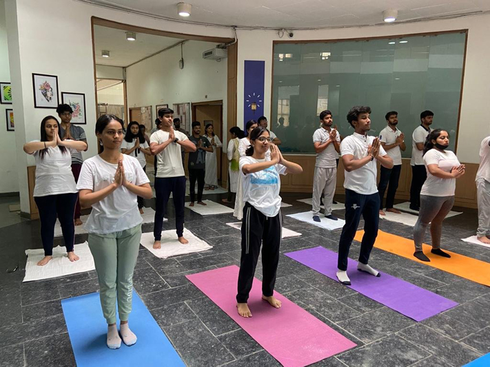 "Yoga for well being - 100 Days countdown for International day of Yoga - 2022"