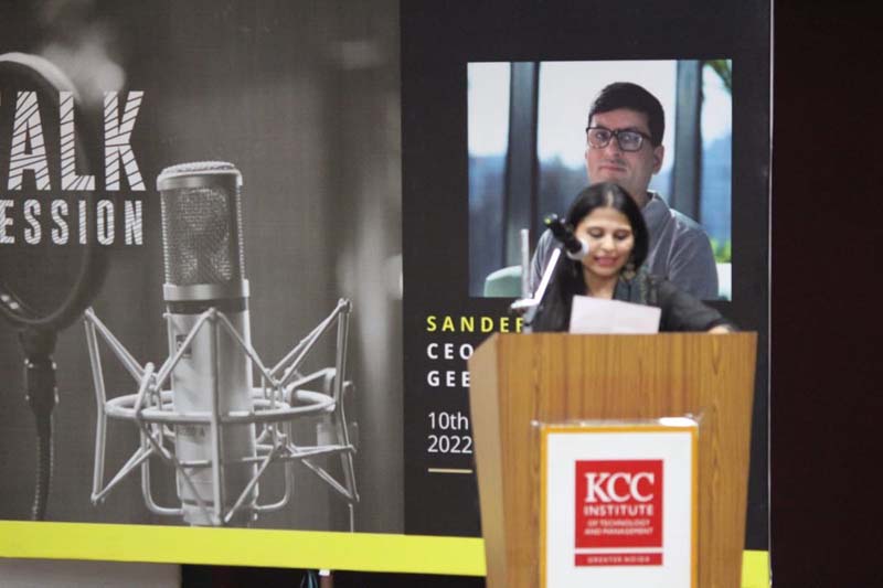 Talk Session by Mr. Sandeep Jain