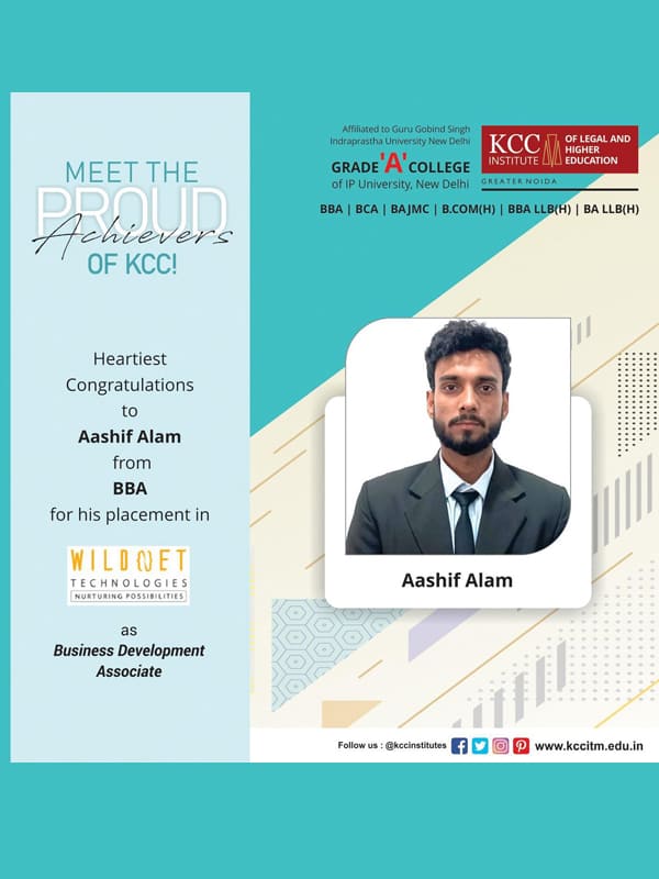 Placement Success Stories at KCC Institutes