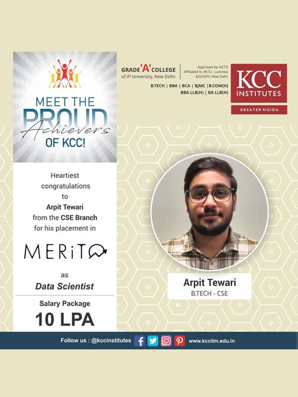 Placement Success Stories at KCC Institutes