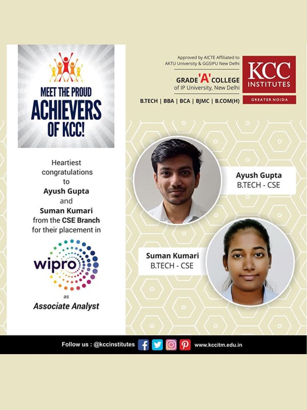 Placement Success Stories at KCC Institutes