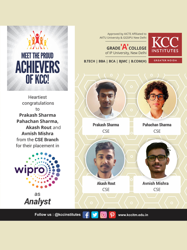 Placement Success Stories at KCC Institutes