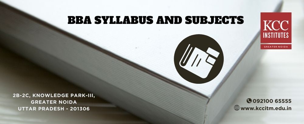 BBA Syllabus and Subjects