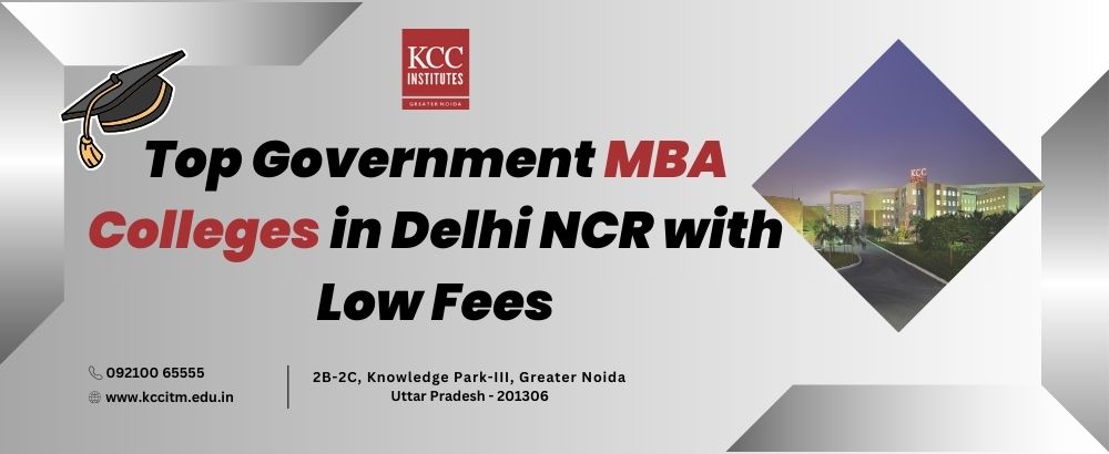 Government MBA Colleges in Delhi NCR
