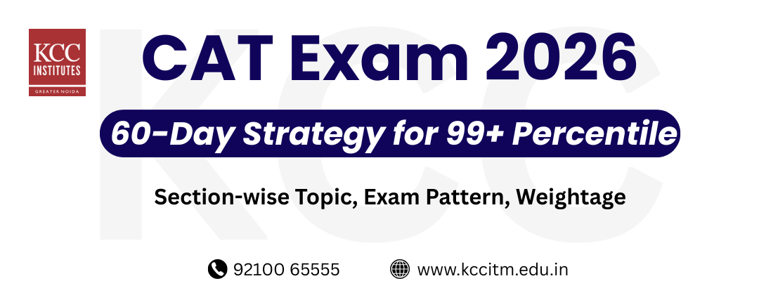 CAT 2026 60-day strategy for 99+ percentile