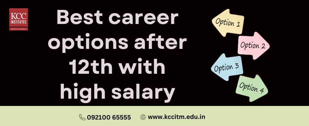 Best career options after 12th with high salary
