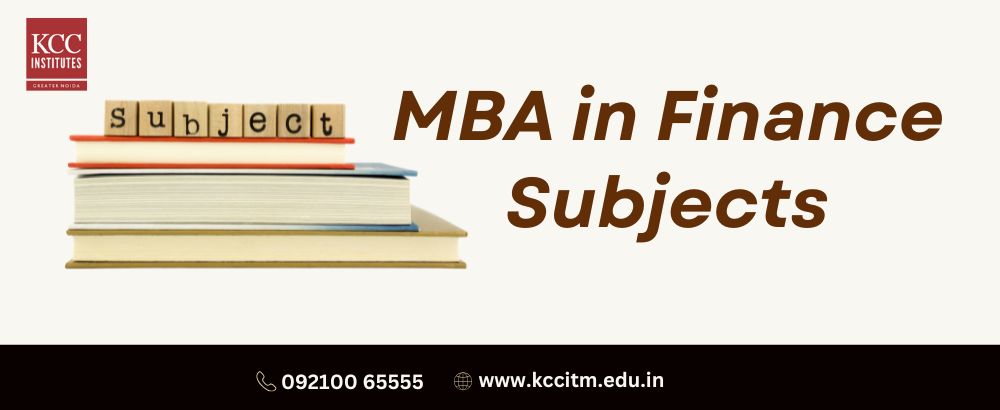MBA in Finance Subjects