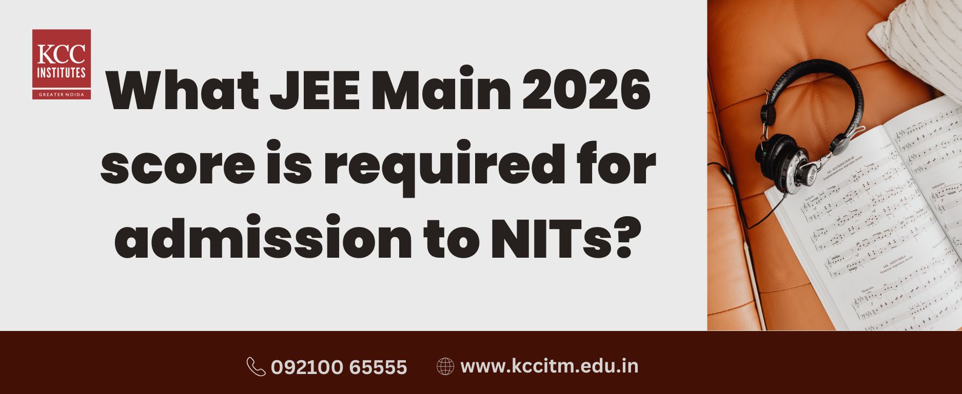 What JEE Main 2026 score is required for admission to NITs?