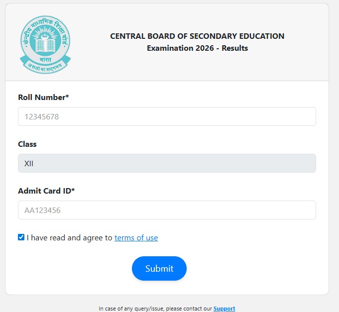 CBSE 12 Result 2026